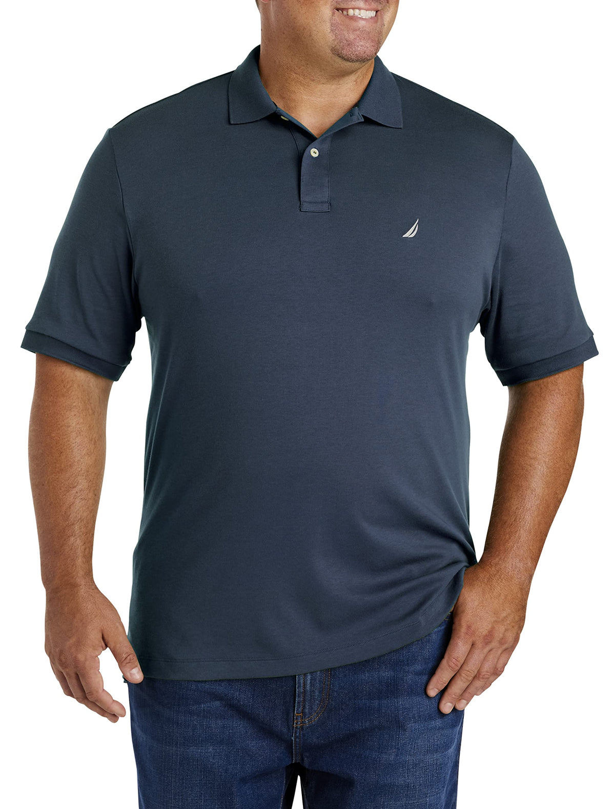 Nautica Men's Performance Pique Polo Shirt