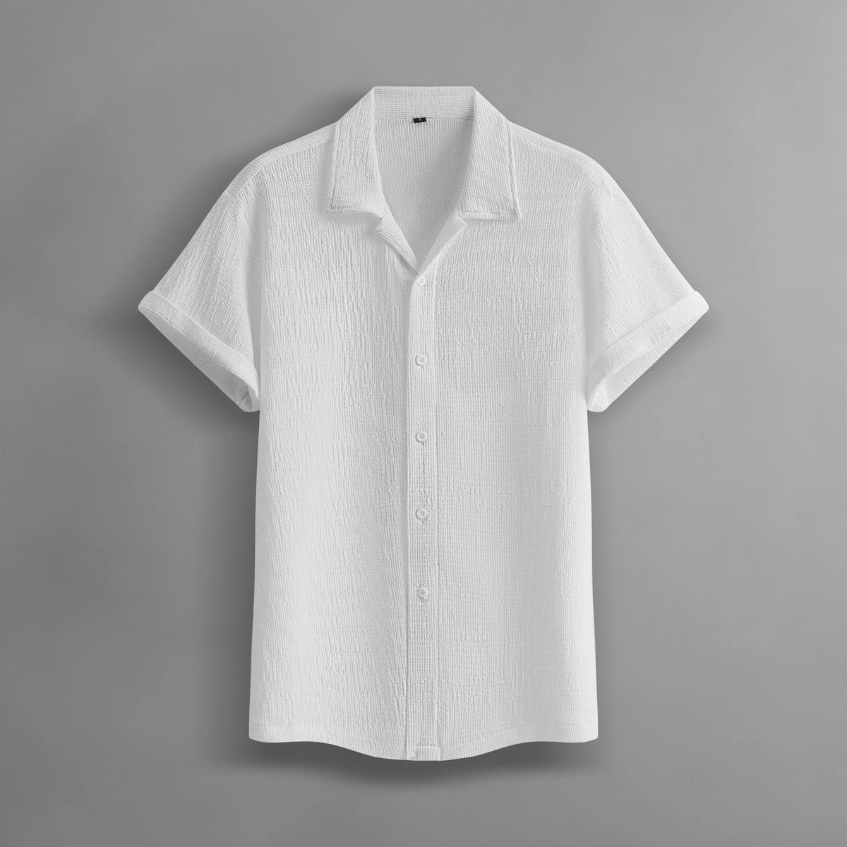 Men's 4-Pack Button Up Short Sleeve Collared Dress Shirts, Stylish Solid Color Men's Clothing Top, Comfortable Breathable Lightweight Turn-Down Collar Shirts for Commuting