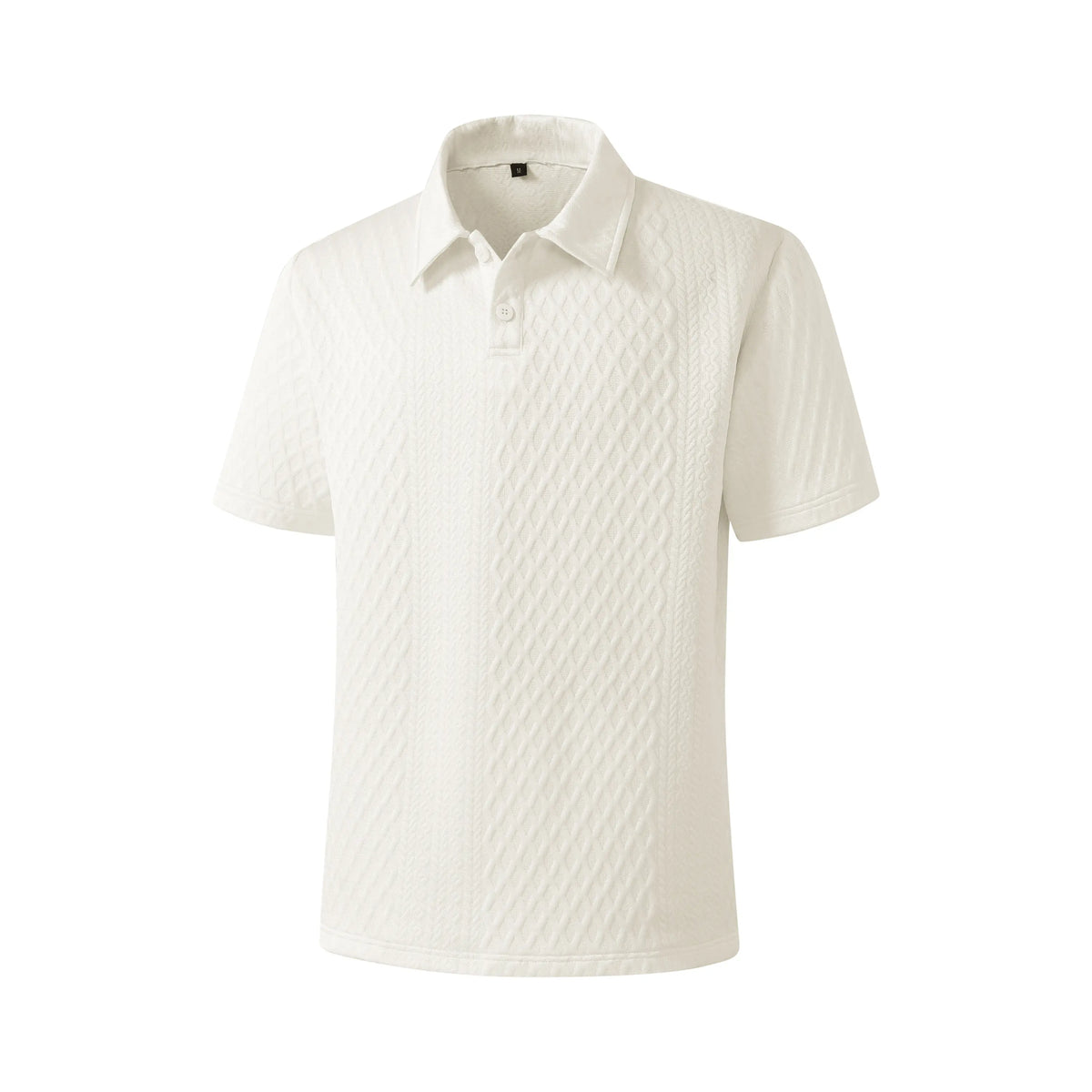 Men’s Basic Loose-Fit 2-Pack Summer Ice Polo Shirts - Breathable Knit Athletic Tops, Sporty Chic Black + White Styles for Golf, Everyday Wear