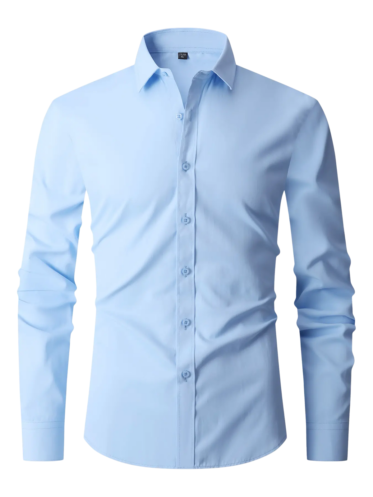 3PCS Men’s Dress Shirts, Long Sleeve Slim Fit Button-Down Shirt Pack — Solid Business Casual Men’s Clothing Tops Multipack