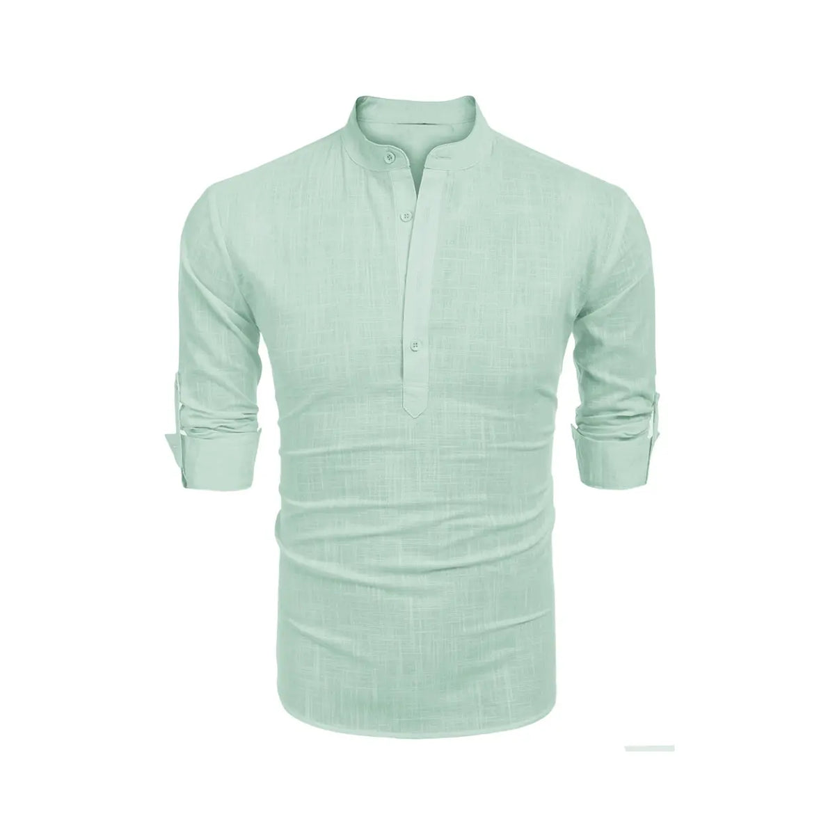 COOFANDY Week Men's Cotton Linen Henley Shirt Long Sleeve Hippie Casual Beach T Shirts Menswear Soft Beach Wear Breathable Vneck Fashion Lightweight Stylish Slim Fit（runs small ）