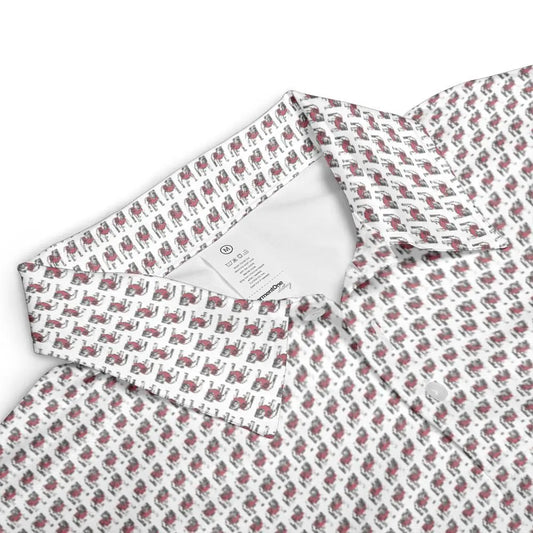 Men’s Polo Shirt – Classic Golf Style with Standing Bulldog Logo, Perfect for Game Days and Tailgates