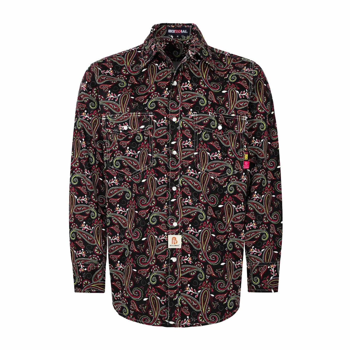 6.5OZ Lightweight Printed FR Shirts With Pearl Snap
