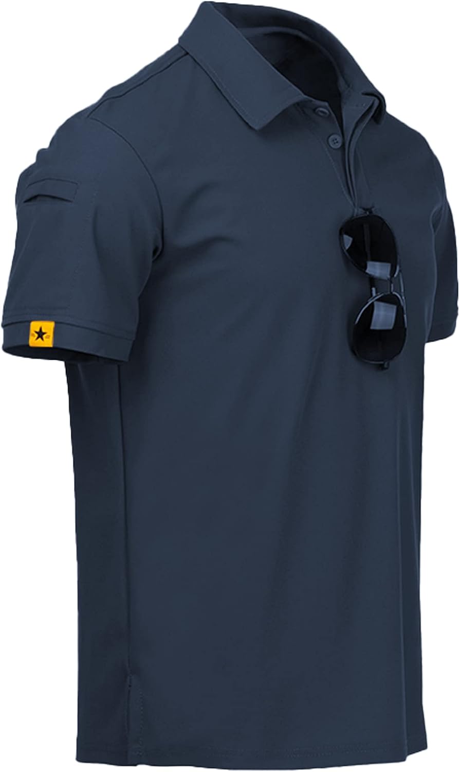 ZITY Mens Polo Shirt Short Sleeve Moisture Wicking Athletic Golf Polos