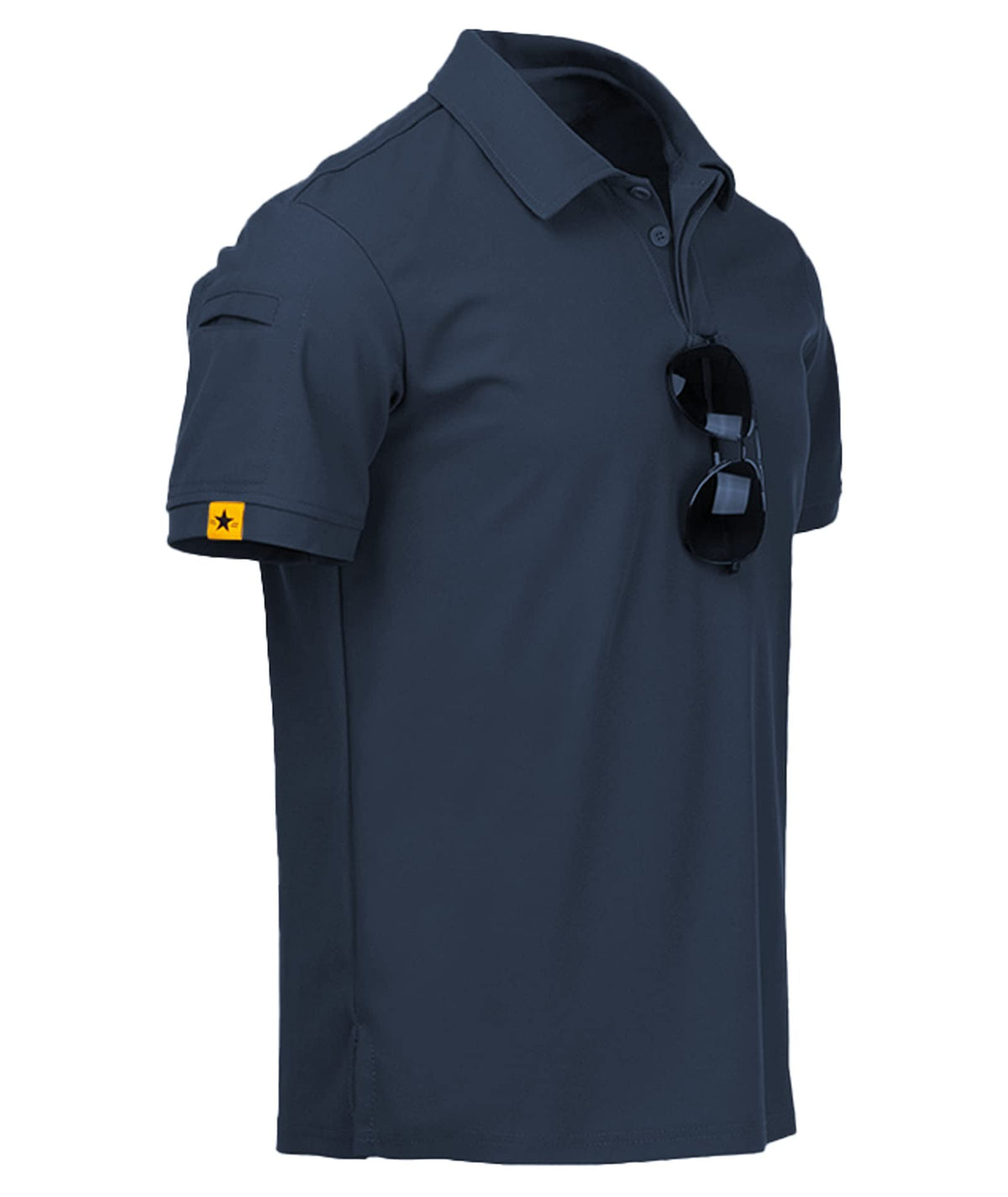 ZITY Mens Polo Shirt Short Sleeve Moisture Wicking Athletic Golf Polos