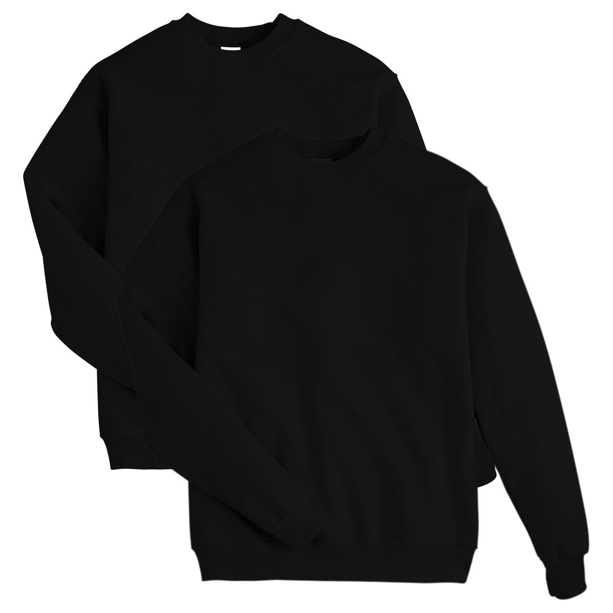 Hanes Men's Sweatshirt, EcoSmart Fleece Crewneck Sweatshirt, Big & Tall Available, 1 or 2-Pack