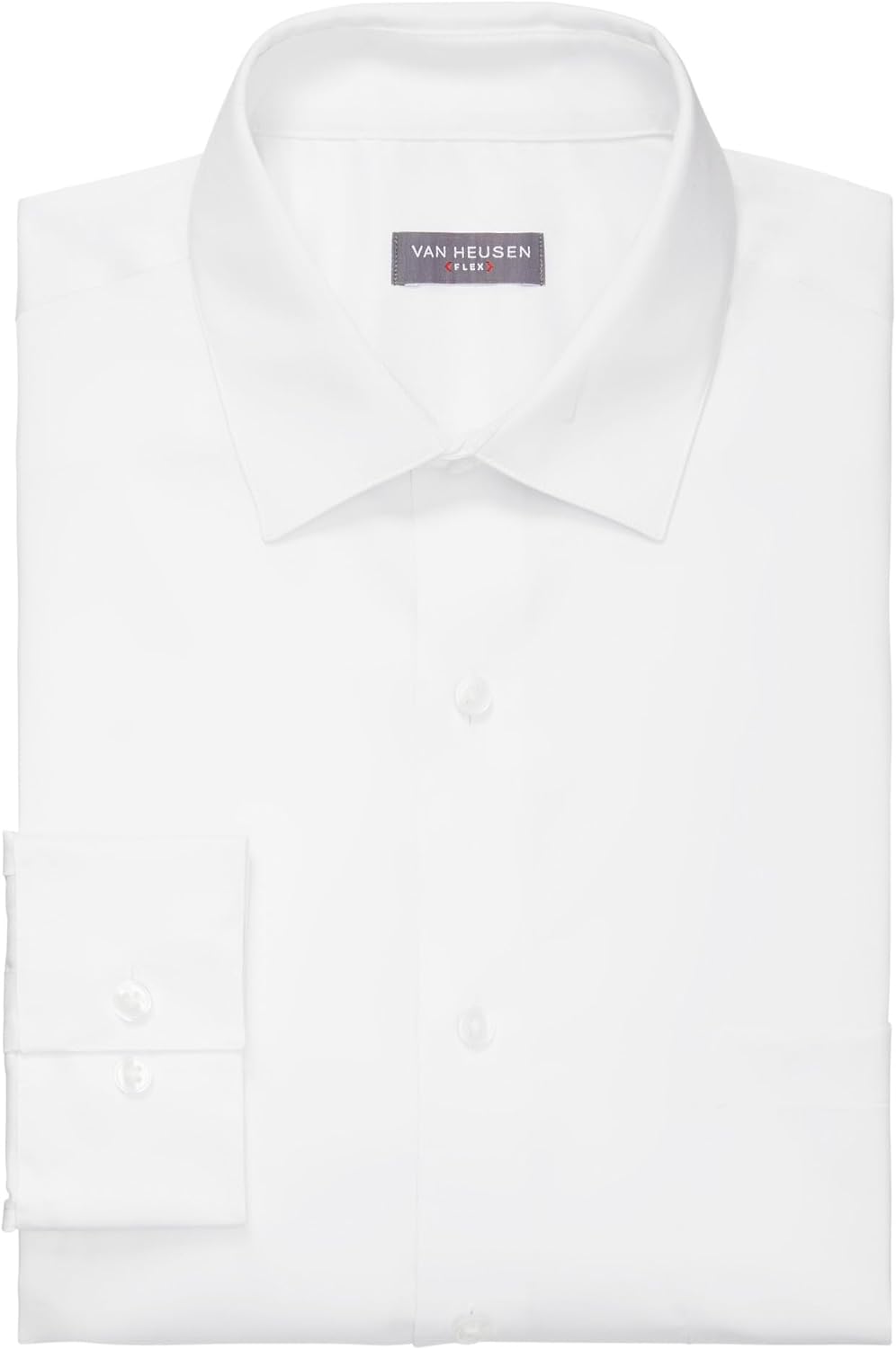 Van Heusen Men's Van Heusen Men's Dress Shirt Regular Fit Ultra Wrinkle Free Flex Collar Stretch Solid