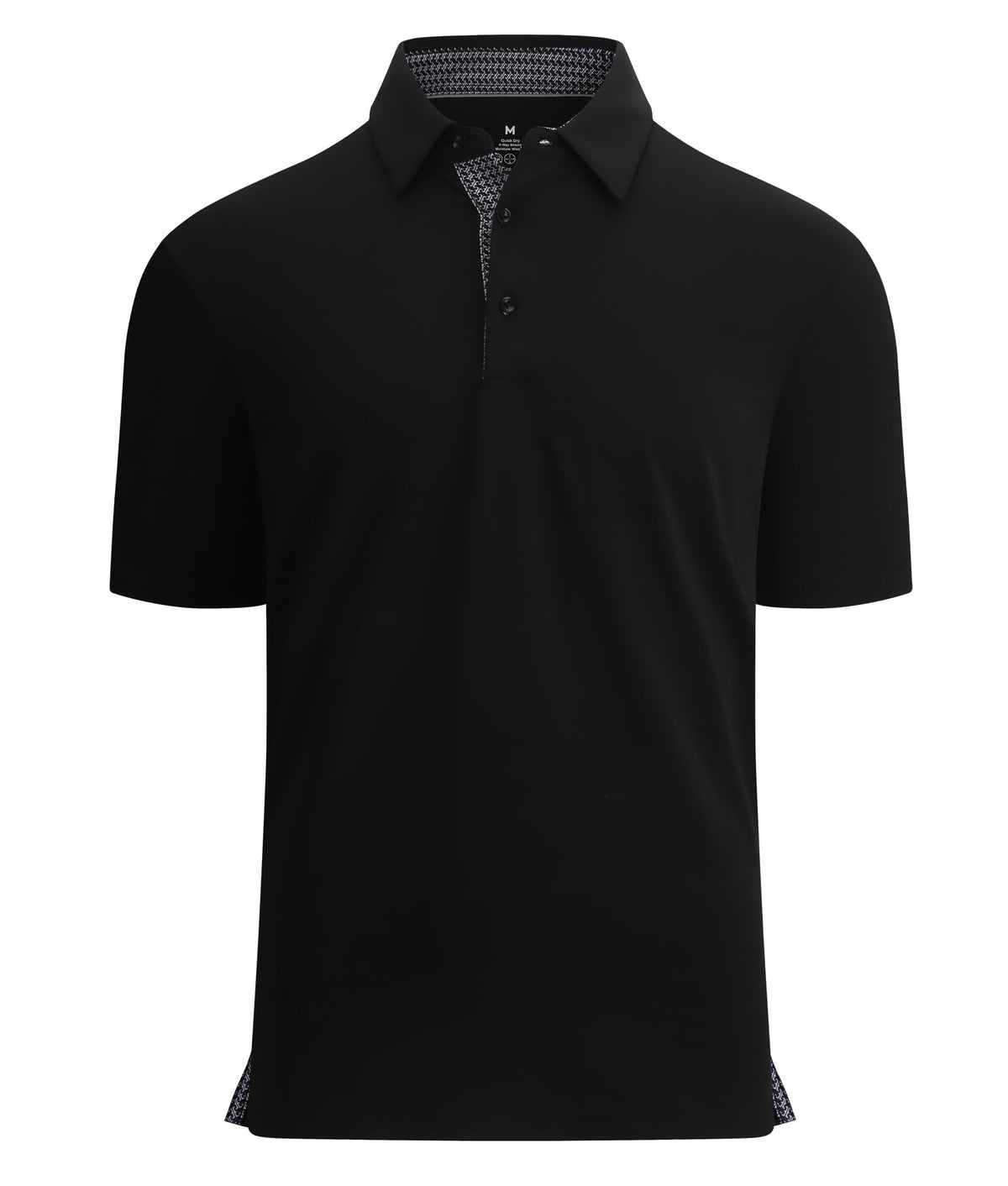 Alex Vando Mens Golf Shirt Quick-Dry Solid Short Sleeve Polo Shirts