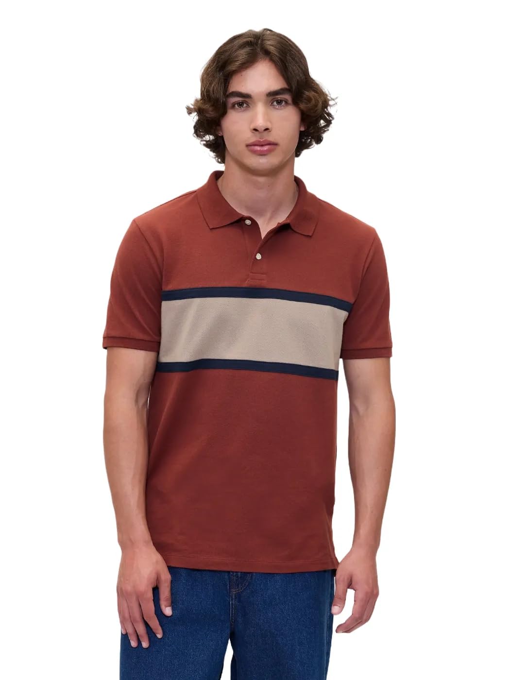 Gap Men's Stretch Pique Polo Shirt