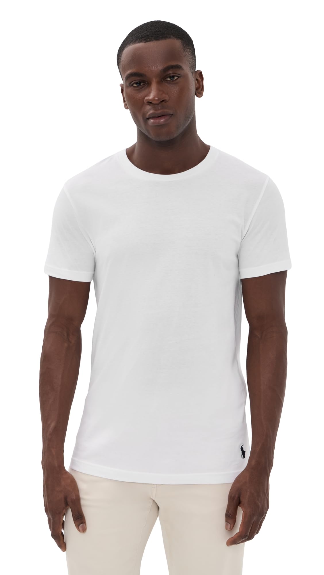POLO RALPH LAUREN Men's T-Shirt, 3-Pack, Classic Men's Cotton Crewneck Shirts, Moisture-Wicking, (Long, Big & Tall)