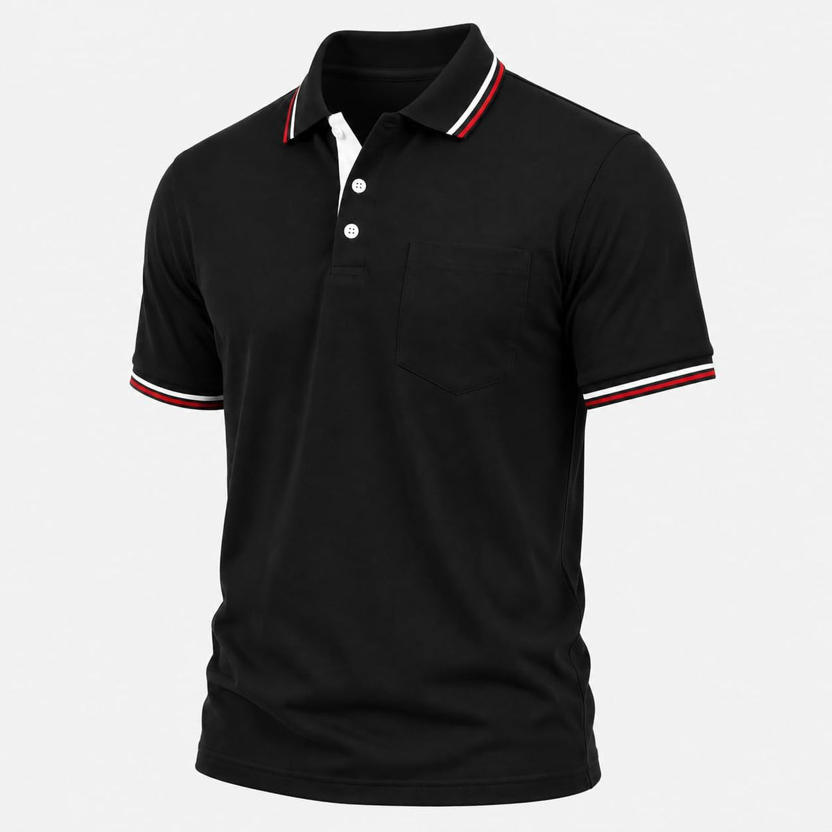 ZITY Men Polo Shirts Short Sleeve Athletic Golf Polos with Pocket