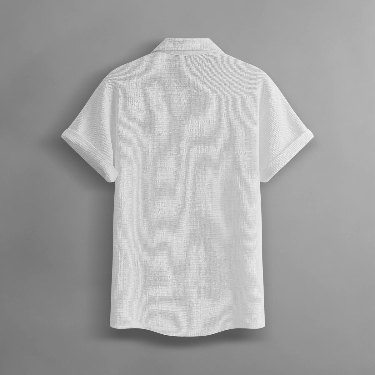 Men's 4-Pack Button Up Short Sleeve Collared Dress Shirts, Stylish Solid Color Men's Clothing Top, Comfortable Breathable Lightweight Turn-Down Collar Shirts for Commuting