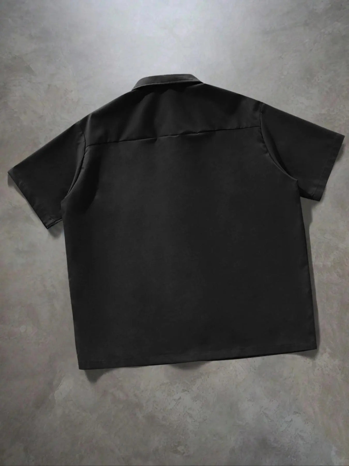 Men's Solid Pocket Short Sleeve Shirt, Button Up Pocket, Loose Casual Relaxed Fit Comfy Button Design Top for Daily Wear, Men's Clothes for Summer, Tropical, Casual Summer Style