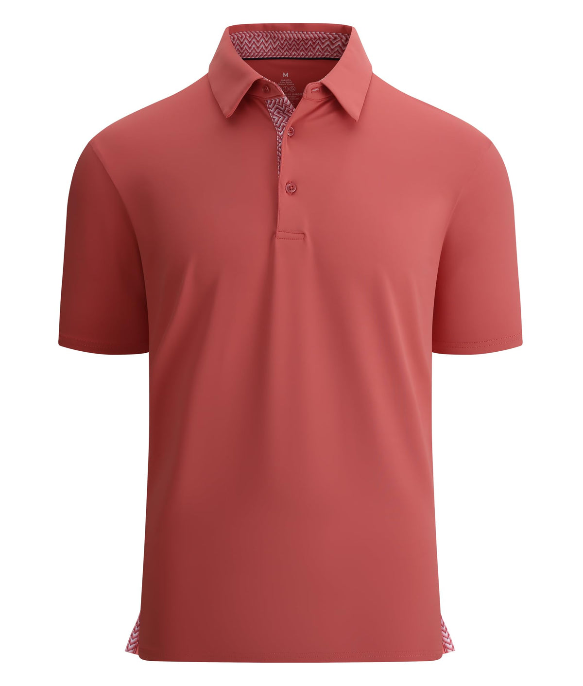 Alex Vando Mens Golf Shirt Quick-Dry Solid Short Sleeve Polo Shirts