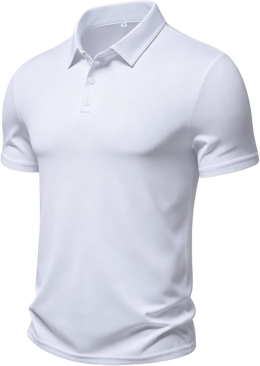 Men's Polo Shirt Quick Dry Short Sleeve Tactical Collared Shirts Performance Moisture Wicking Pique Golf Shirt
