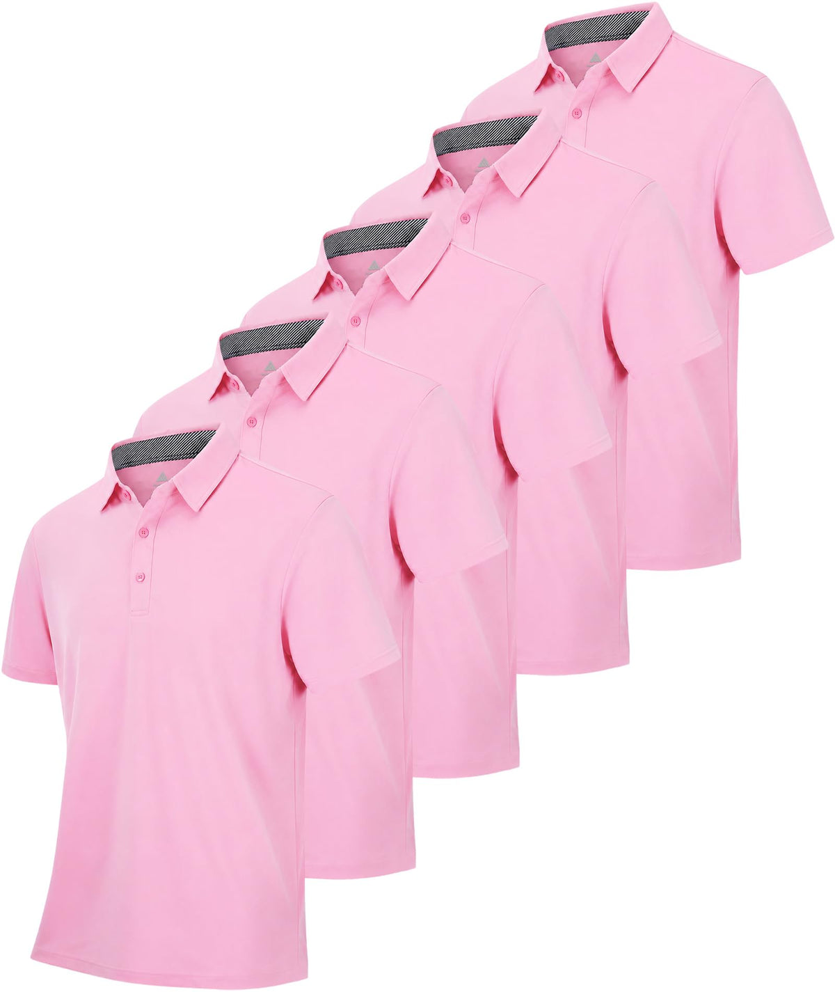SCODI 5 Pack Mens Pocket Polo Shirts Short Sleeve Golf Casual Work T-Shirt