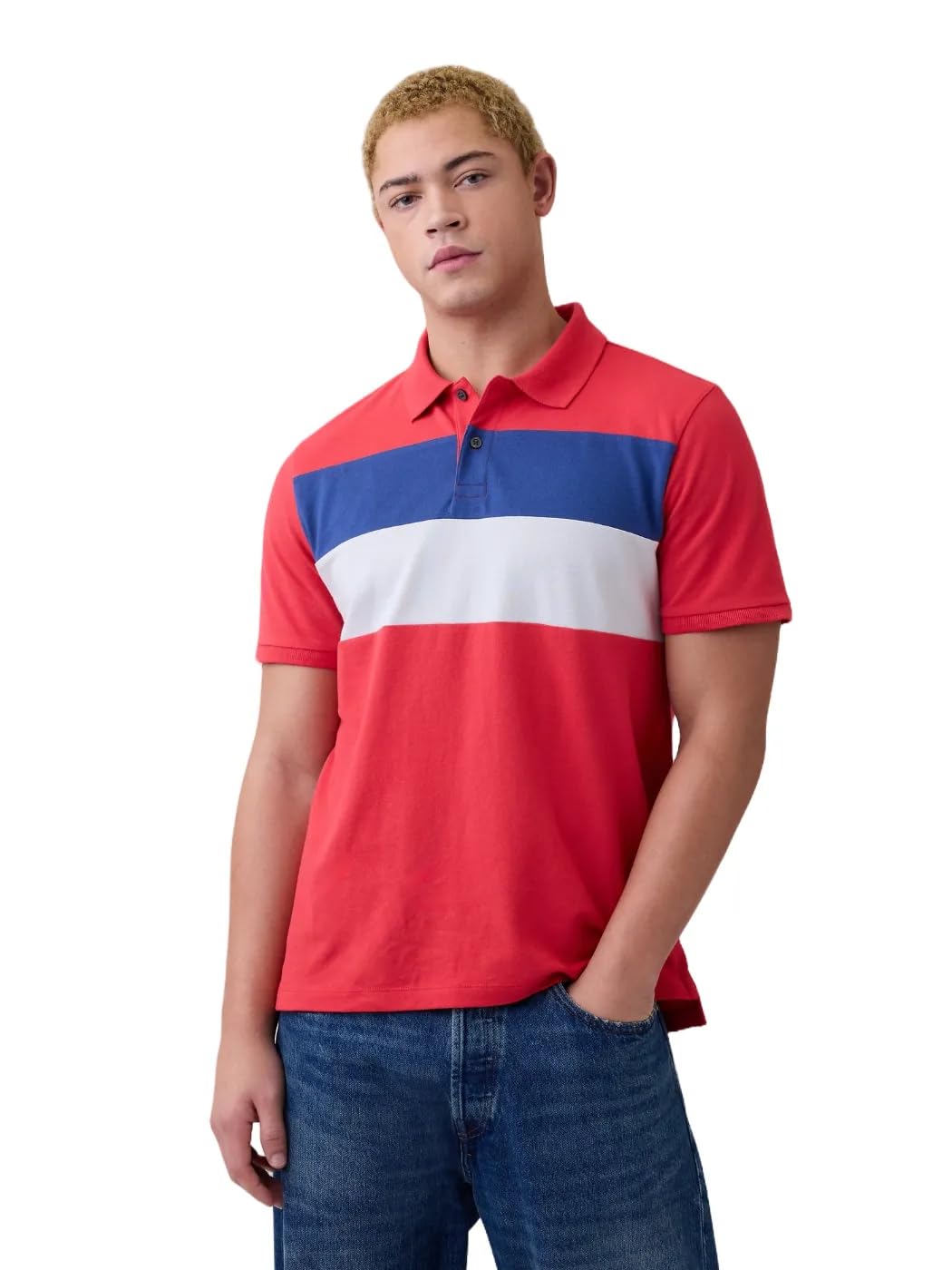 Gap Men's Stretch Pique Polo Shirt