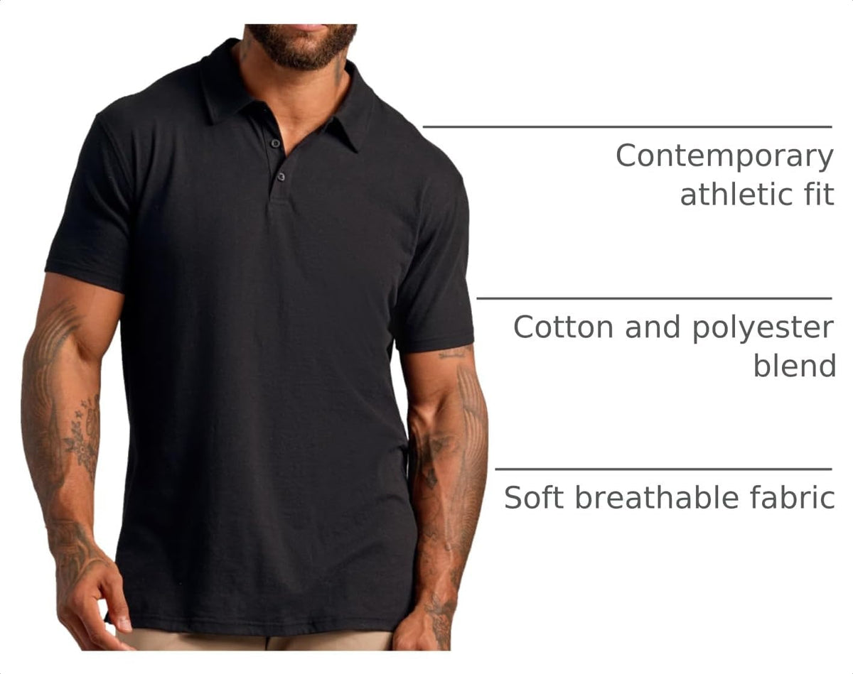 True Classic Mens Novelty Polo Shirts