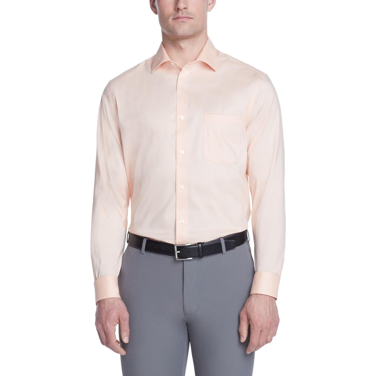 Van Heusen Men's Van Heusen Men's Dress Shirt Regular Fit Ultra Wrinkle Free Flex Collar Stretch Solid