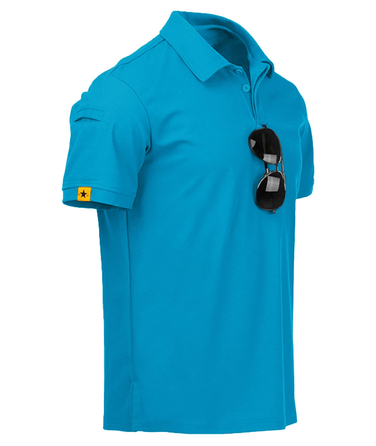 ZITY Mens Polo Shirt Short Sleeve Moisture Wicking Athletic Golf Polos