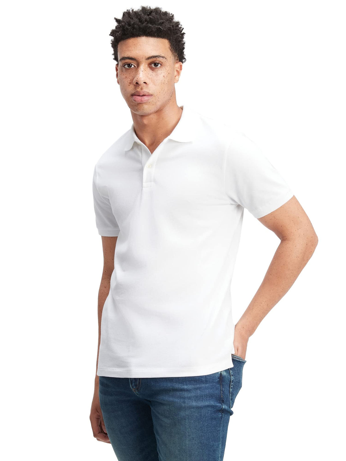 Gap Men's Stretch Pique Polo Shirt