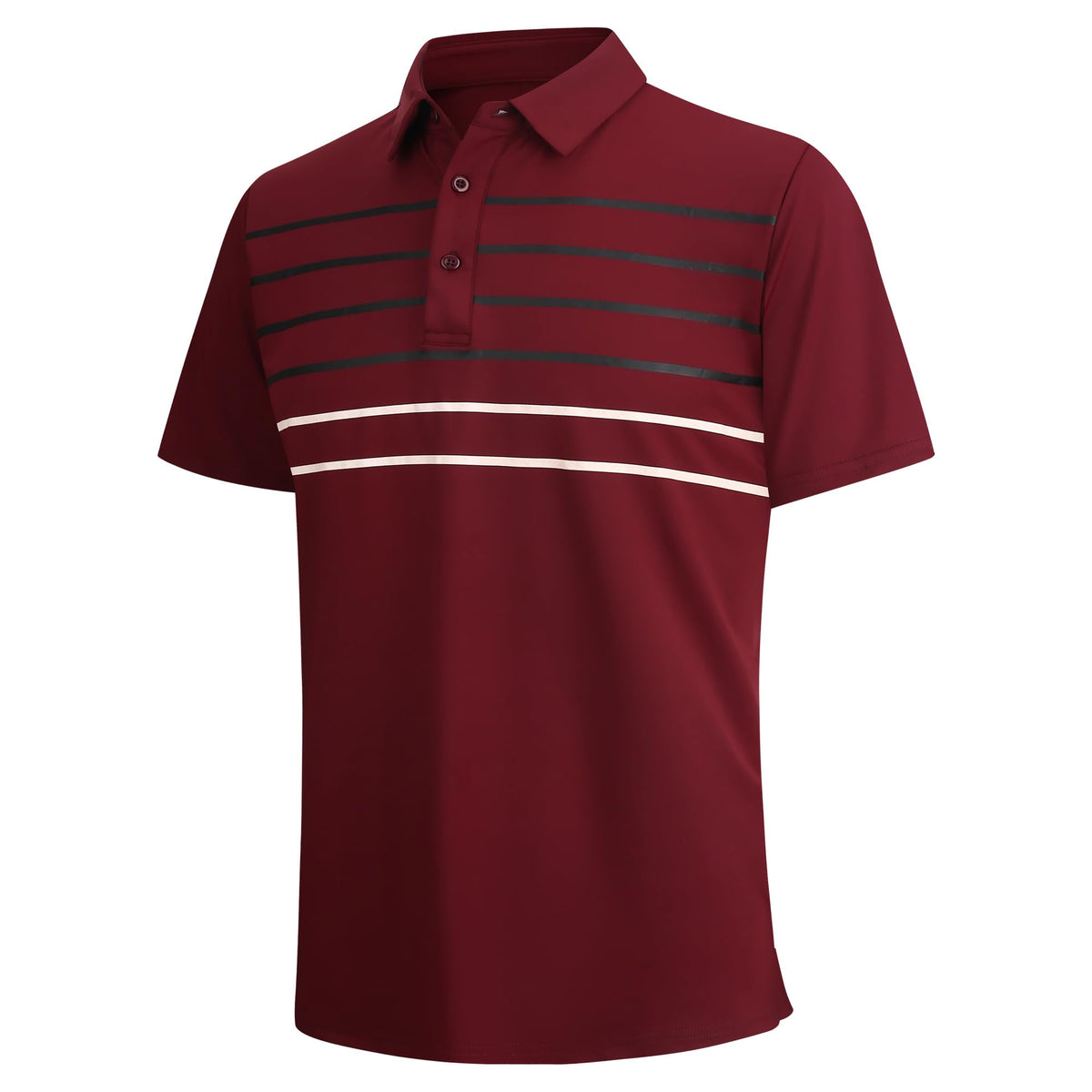 Alex Vando Mens Golf Shirt Moisture Wicking Quick-Dry Short Sleeve Polo