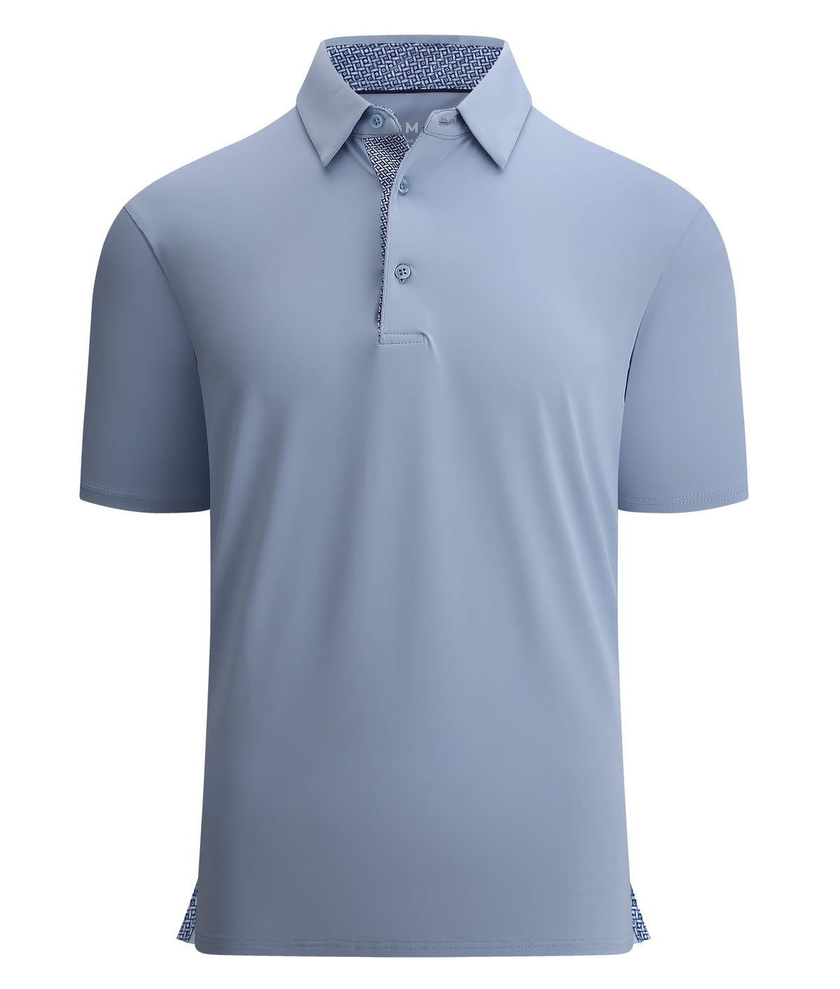 Alex Vando Mens Golf Shirt Quick-Dry Solid Short Sleeve Polo Shirts