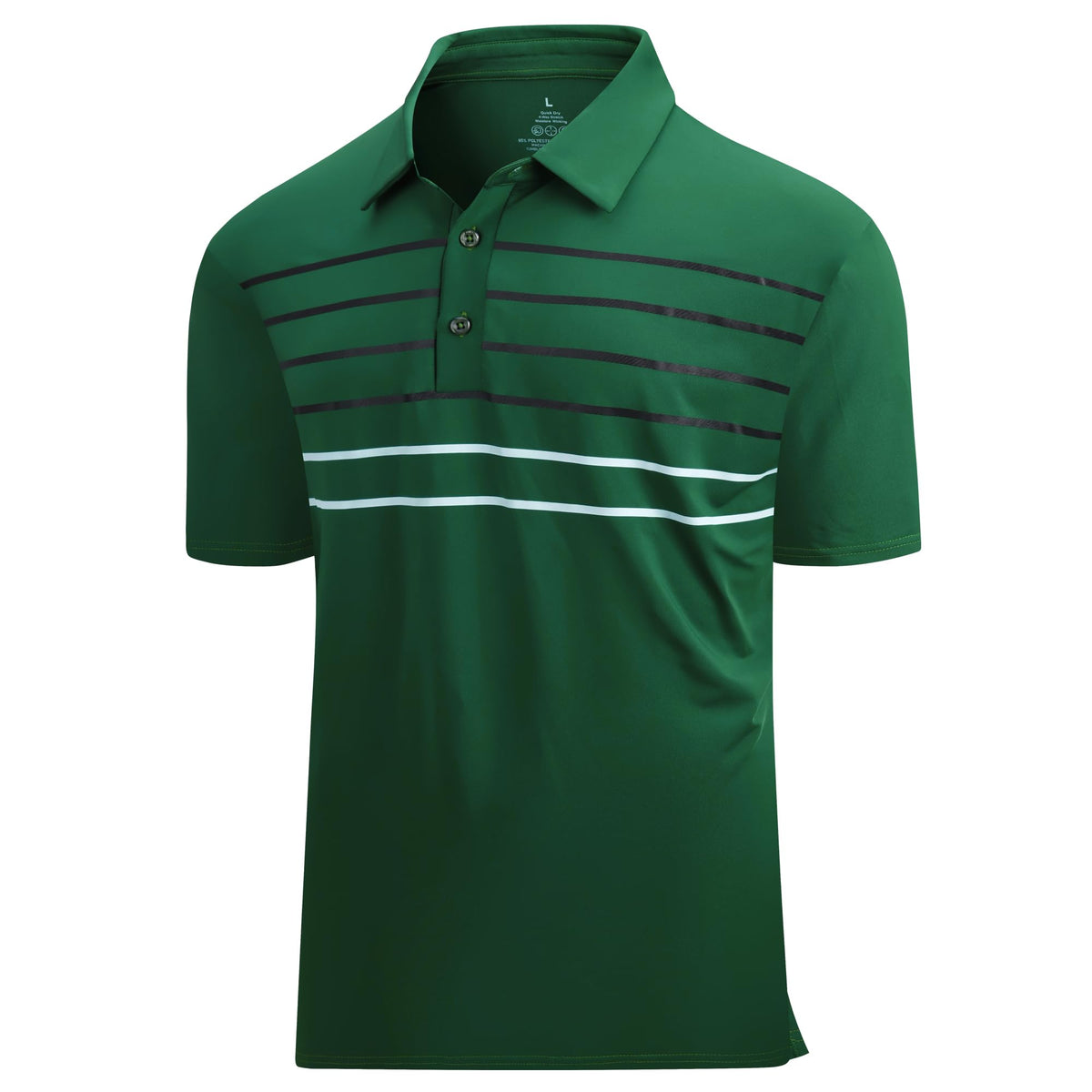Alex Vando Mens Golf Shirt Moisture Wicking Quick-Dry Short Sleeve Polo