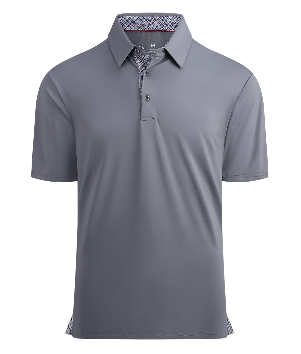 Alex Vando Mens Golf Shirt Quick-Dry Solid Short Sleeve Polo Shirts