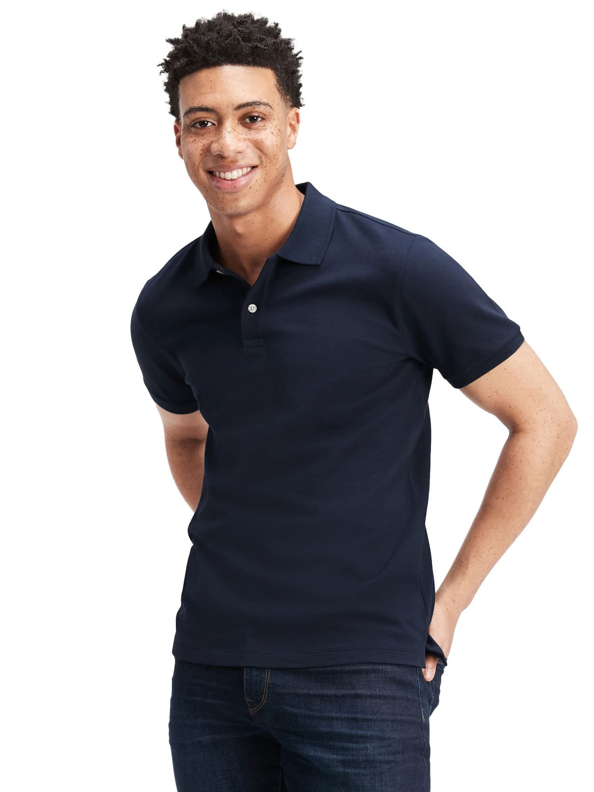 Gap Men's Stretch Pique Polo Shirt