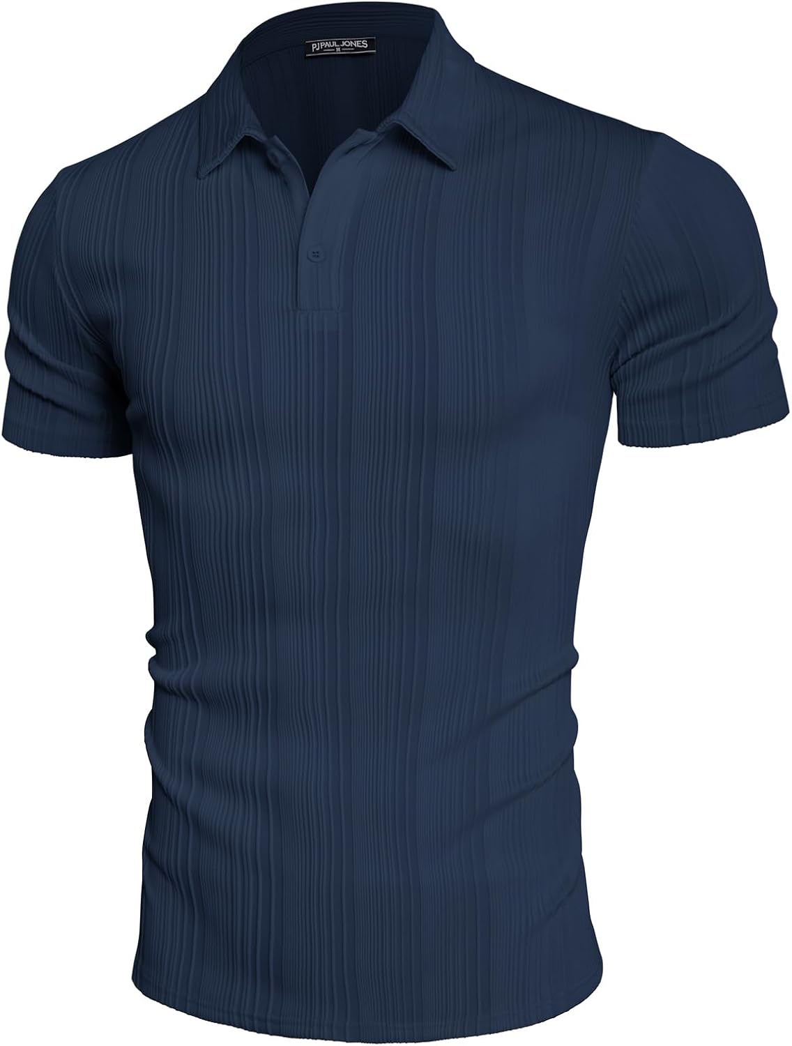PJ PAUL JONES Mens Polo Shirts Short Sleeve Textured Knit Polos