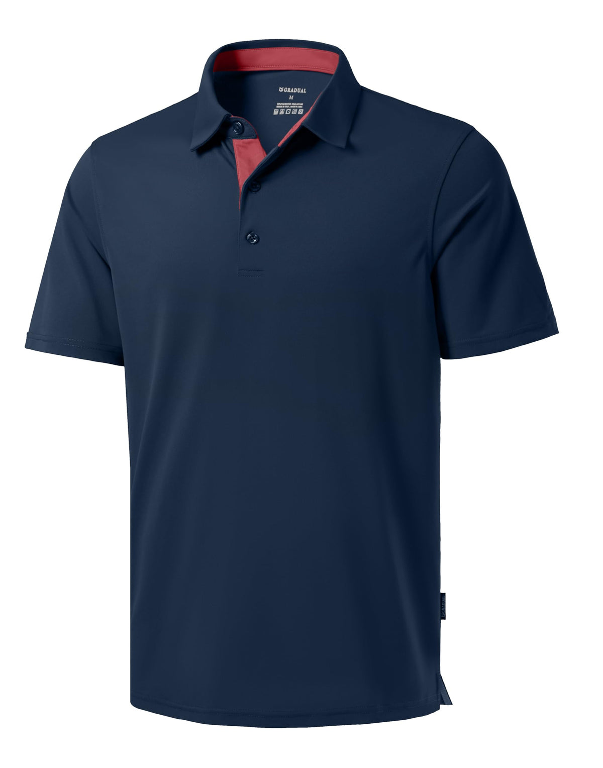 Men's Golf Polo Shirts Dry Fit Moisture Wicking Performance Short Sleeve