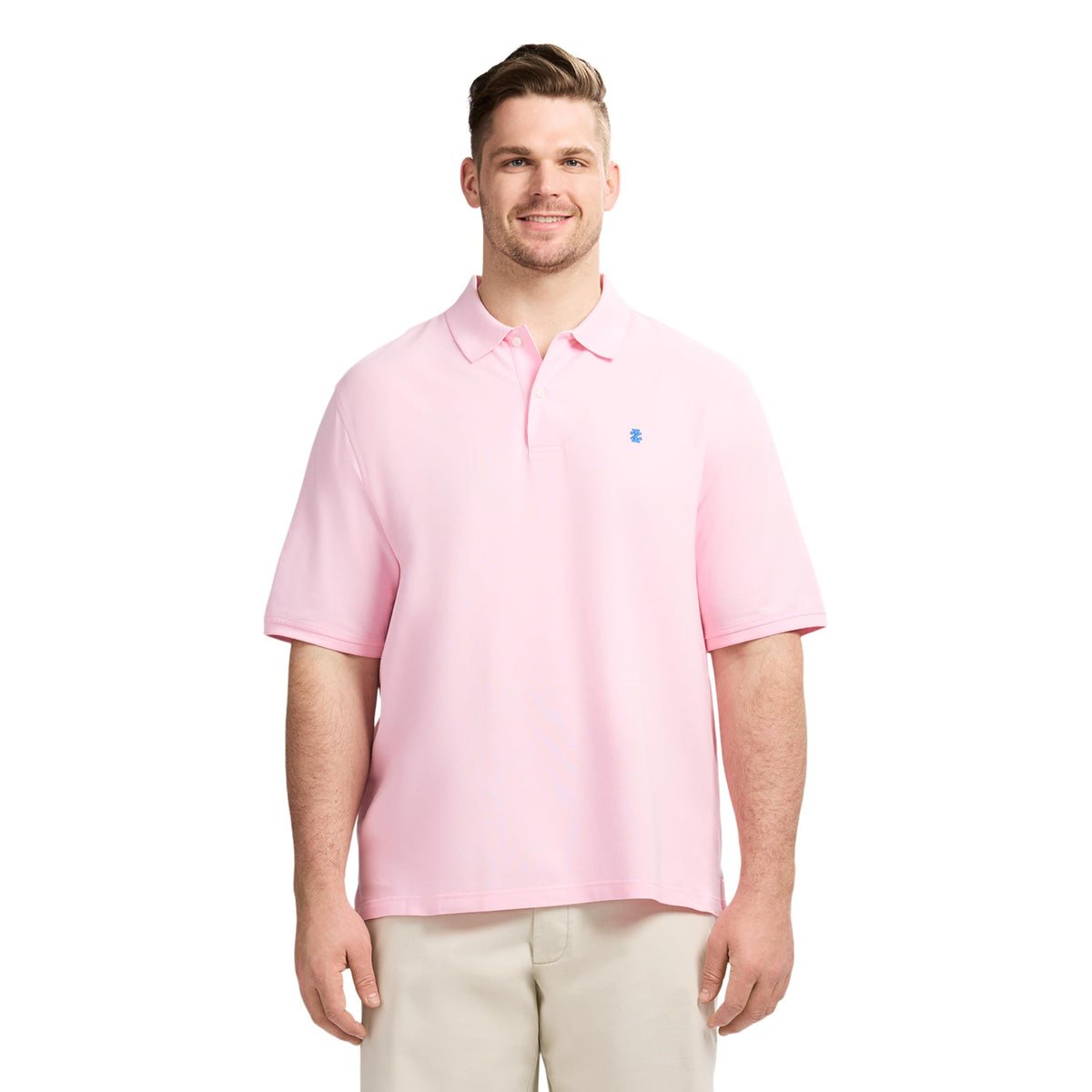 Izod Men's Big and Tall Advantage Performance Short Sleeve Polo Shirt