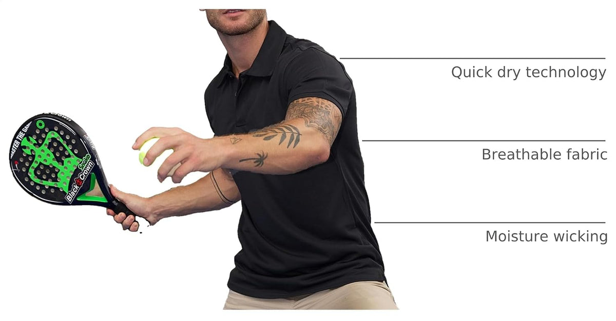 Gaiatiger Men’s 1/3 Pack Polo Shirt Athletic Short Sleeve Golf Shirt