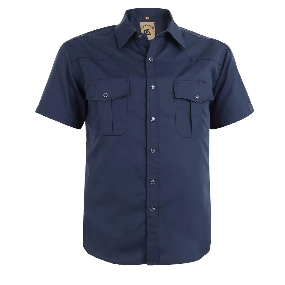 Summer Outfit COEVALS CLUB Summer Vibes Men's Western Cowboy Shirt Pearl Snap Short Sleeve Plaid Work Shirts High-End Fabric Classic Fit Menswear Top Shortsleeve,clothes for back to school,first day of school outfits