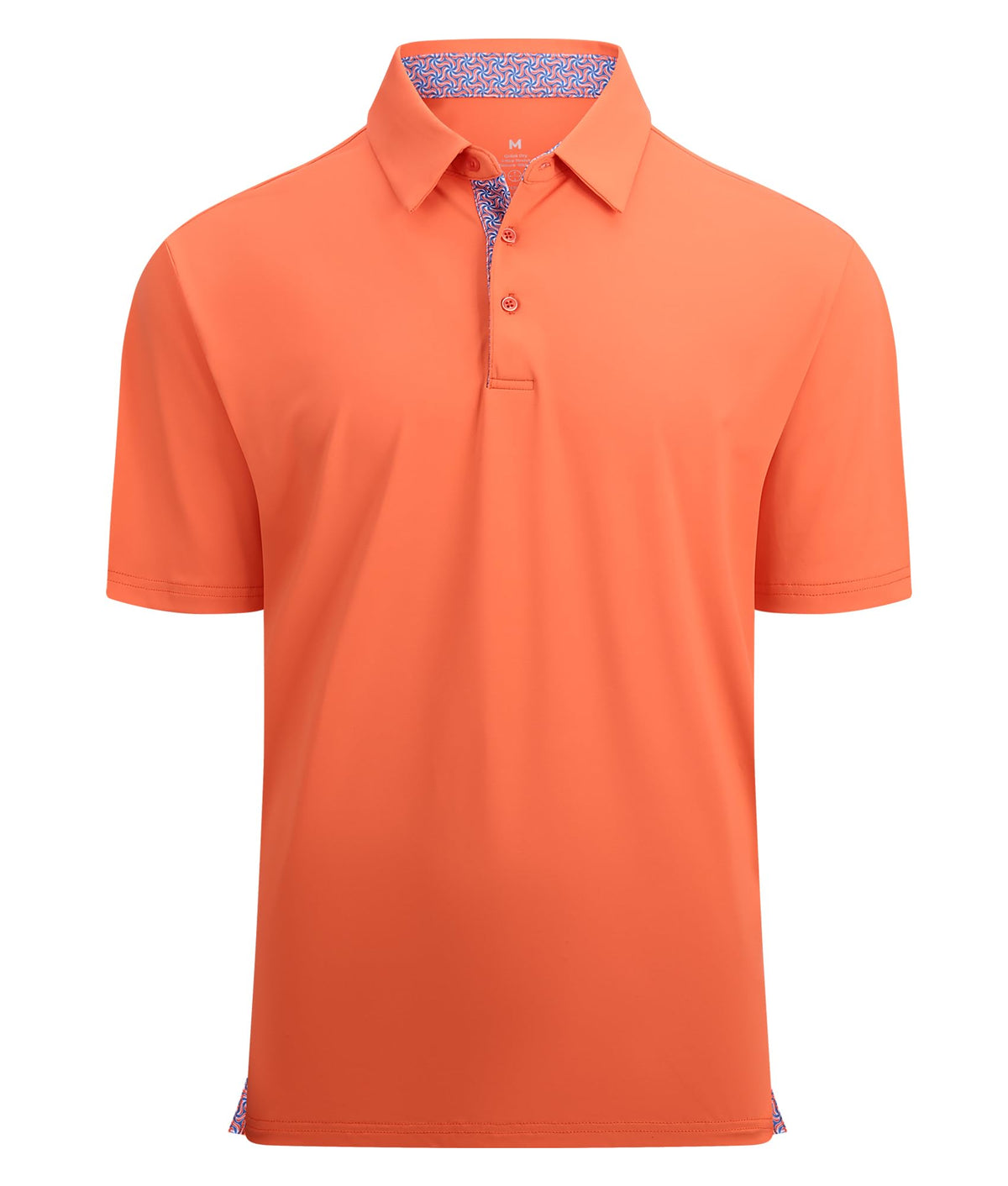 Alex Vando Mens Golf Shirt Quick-Dry Solid Short Sleeve Polo Shirts
