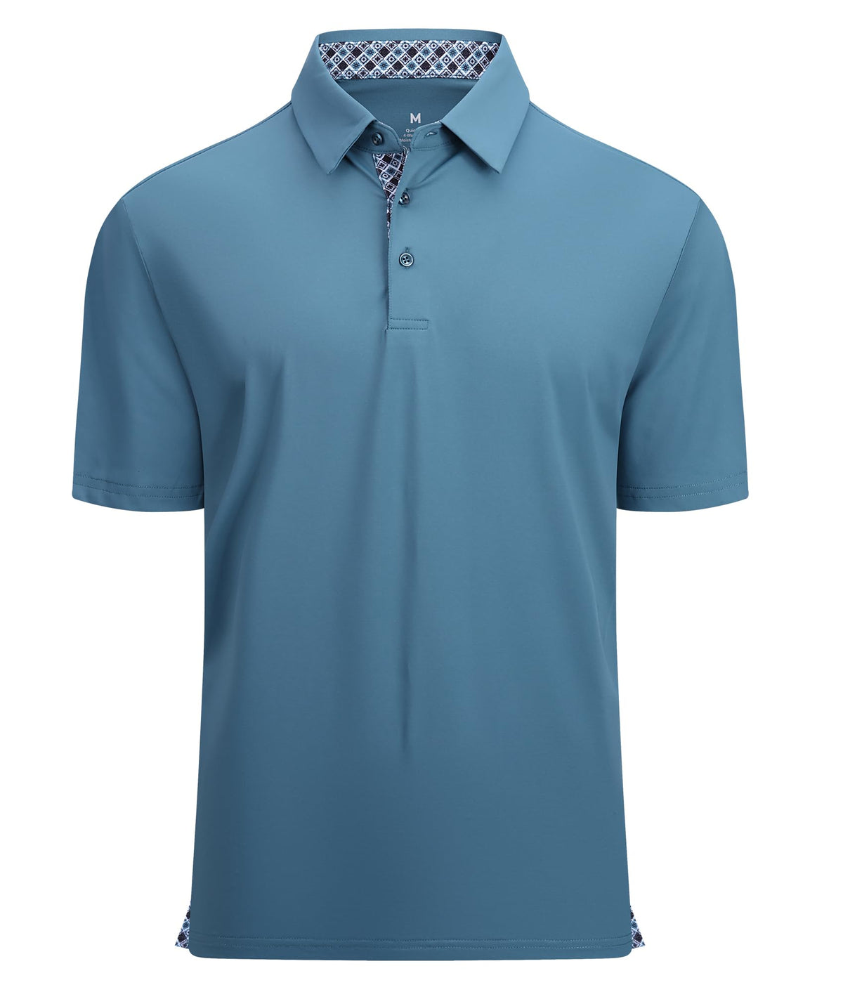 Alex Vando Mens Golf Shirt Quick-Dry Solid Short Sleeve Polo Shirts