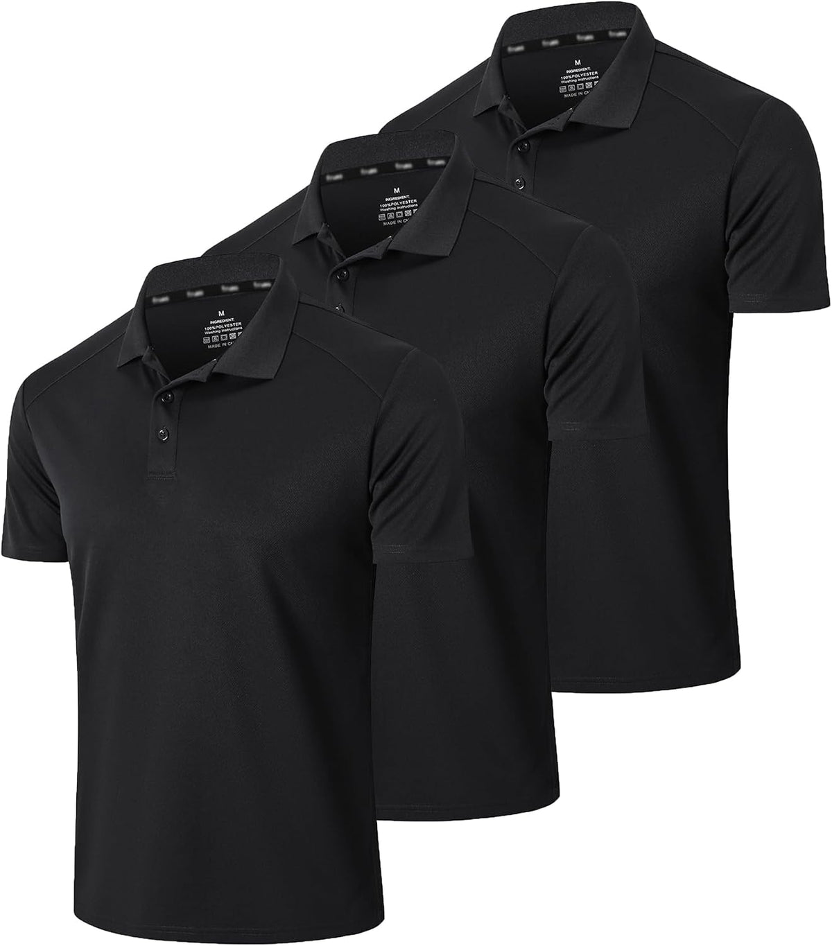 Gaiatiger Men’s 1/3 Pack Polo Shirt Athletic Short Sleeve Golf Shirt