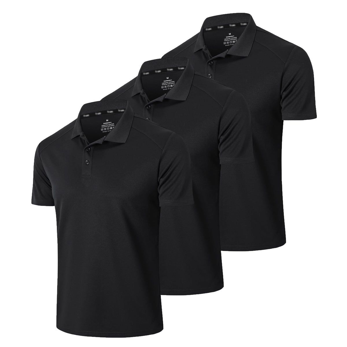 Gaiatiger Men’s 1/3 Pack Polo Shirt Athletic Short Sleeve Golf Shirt