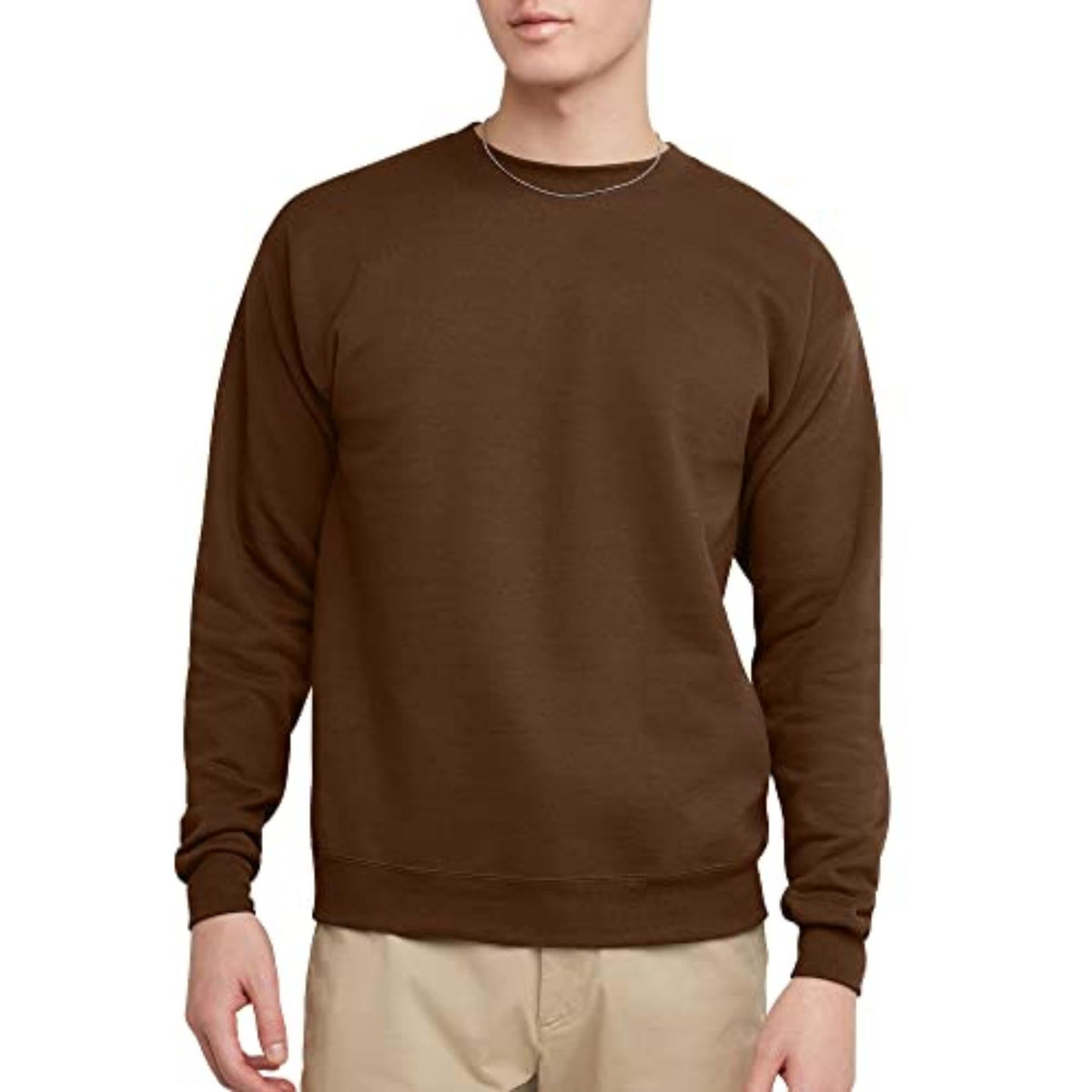 Hanes Men's Sweatshirt, EcoSmart Fleece Crewneck Sweatshirt, Big & Tall Available, 1 or 2-Pack