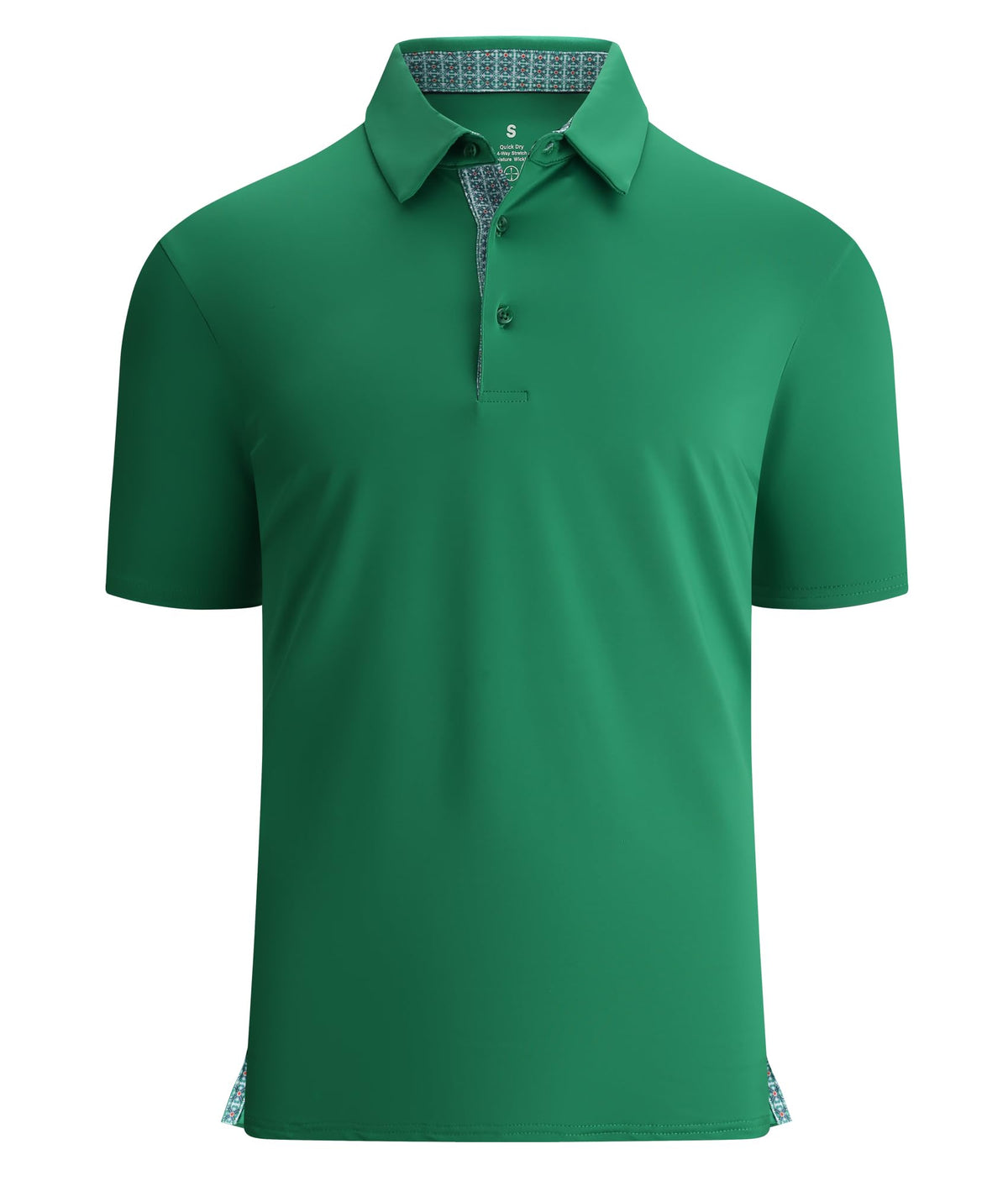 Alex Vando Mens Golf Shirt Quick-Dry Solid Short Sleeve Polo Shirts
