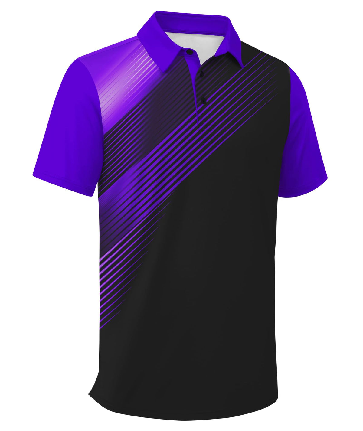 ZITY Men's Golf Shirts Short Sleeve Print Patterns Casual Collared Polo