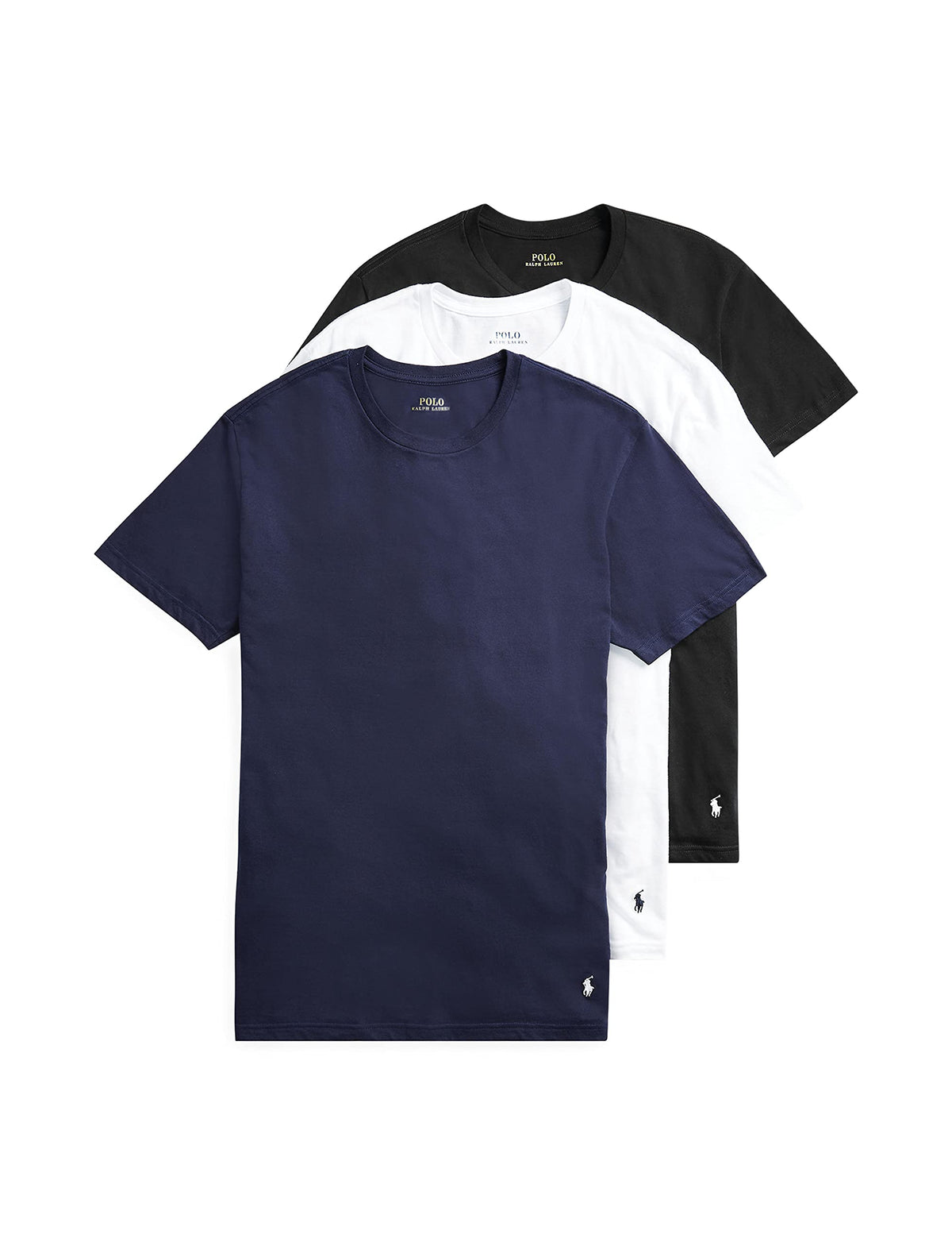 Polo Ralph Lauren Underwear Men's Slim Fit Cotton Crew Tee 3 Pack