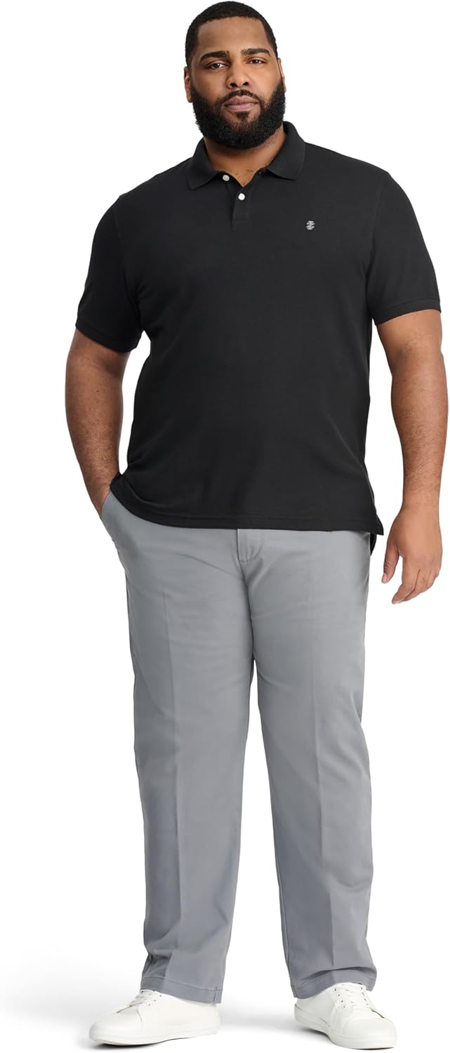 Izod Men's Big and Tall Advantage Performance Short Sleeve Polo Shirt