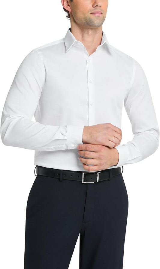 Van Heusen Men's Flex Collar Slim Fit Stretch Dress Shirt