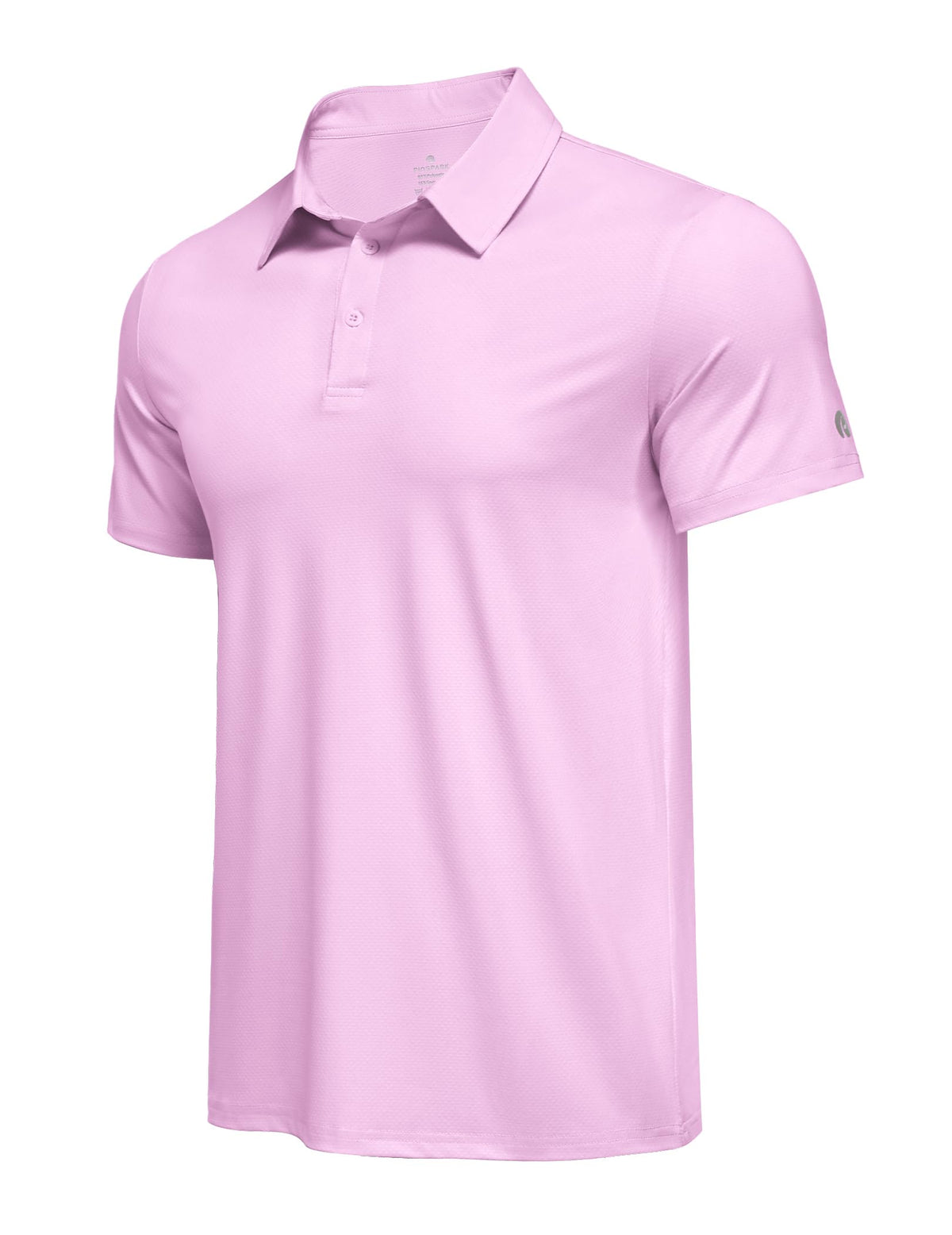 PINSPARK Men's Golf Polo Shirts UPF 50+ Moisture Wicking Collared Shirts