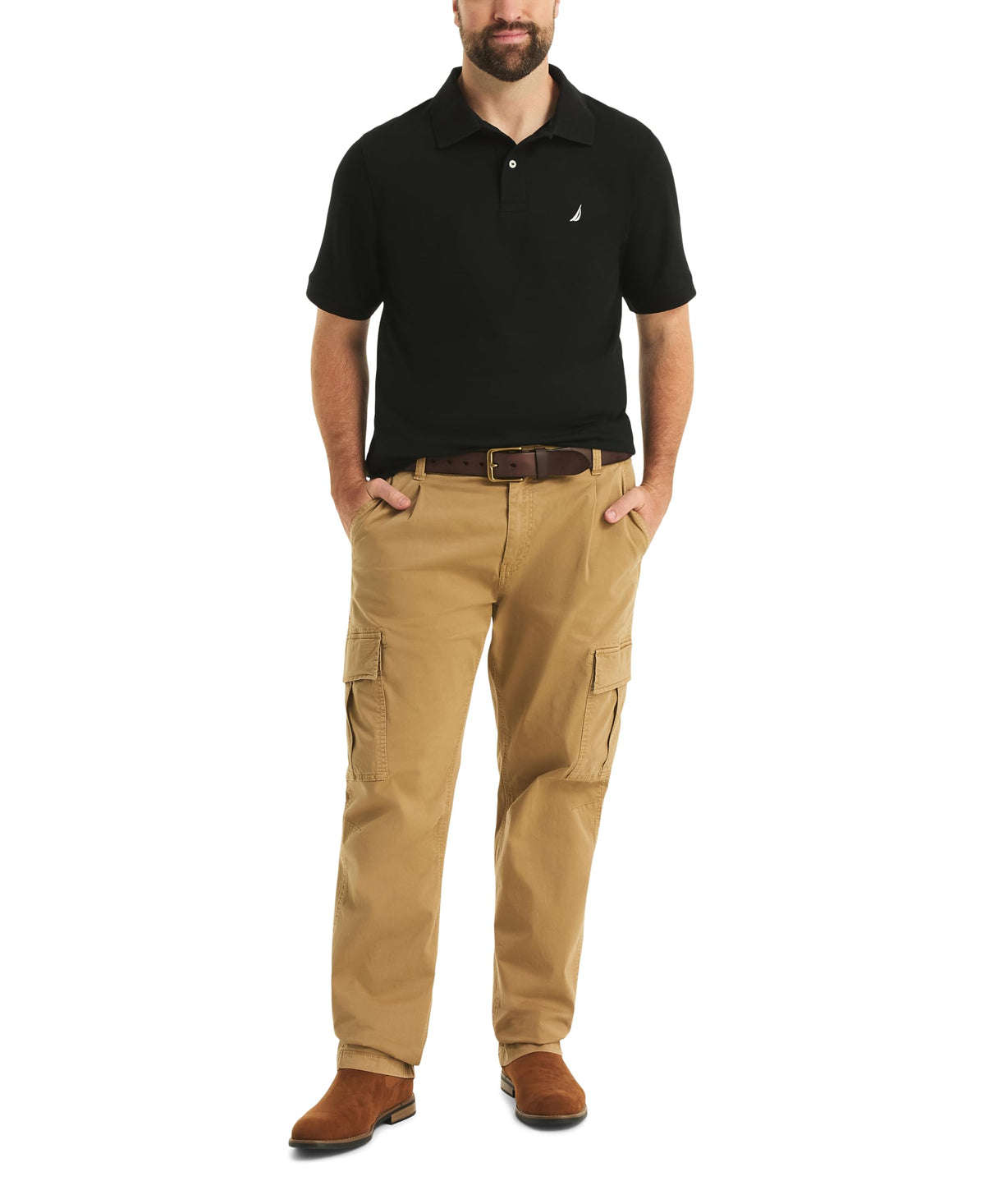 Nautica Men's Performance Pique Polo Shirt
