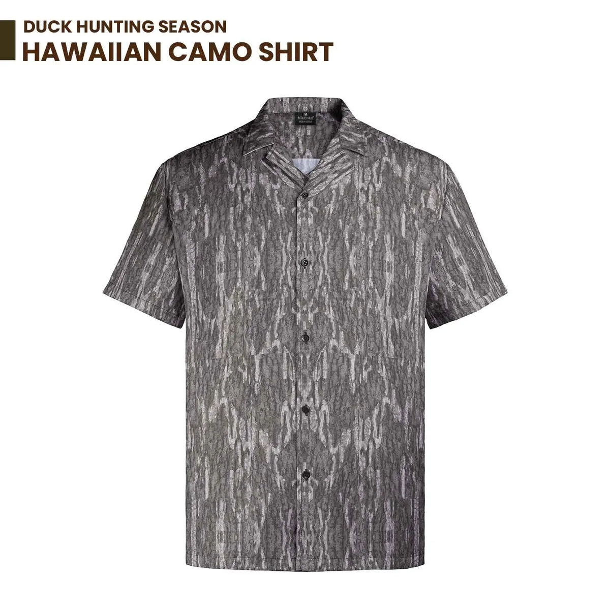 Men's Camo Hawaiian Shirt – Duck Hunting Button-Up, Summer Casual Wear, Gift for Him/Her & Matching Group Outfits