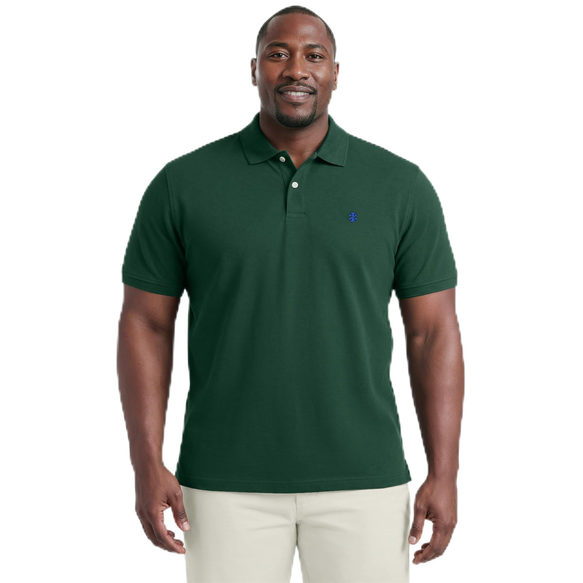 Izod Men's Big and Tall Advantage Performance Short Sleeve Polo Shirt
