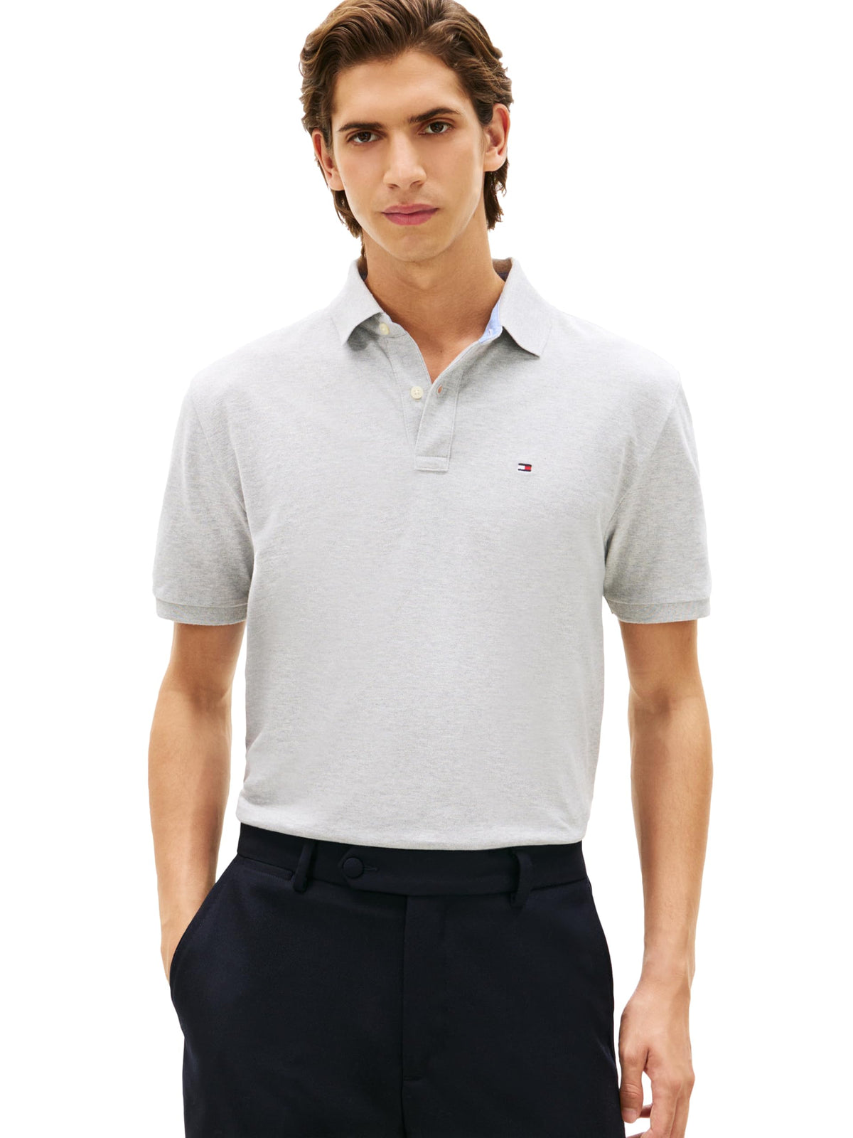 Tommy Hilfiger Men's Short Sleeve Cotton Pique Polo Shirt in Classic Fit